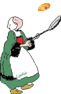 Gif animé Chandeleur crêpes Bécassine
